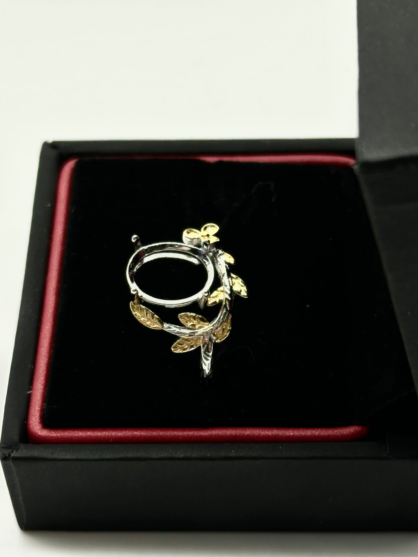 Gold Leaf Adjustable Keepsake Ring