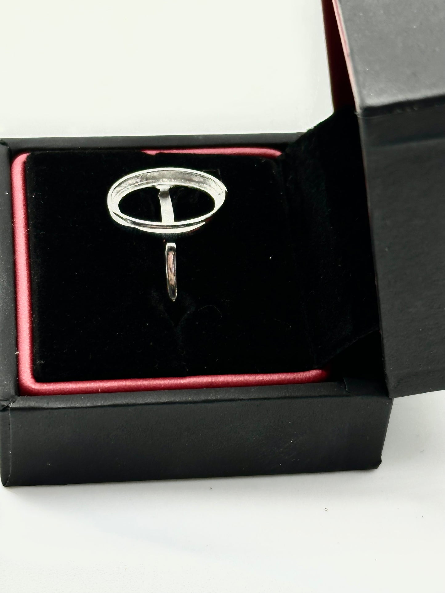 Simple Oval Adjustable Keepsake Ring