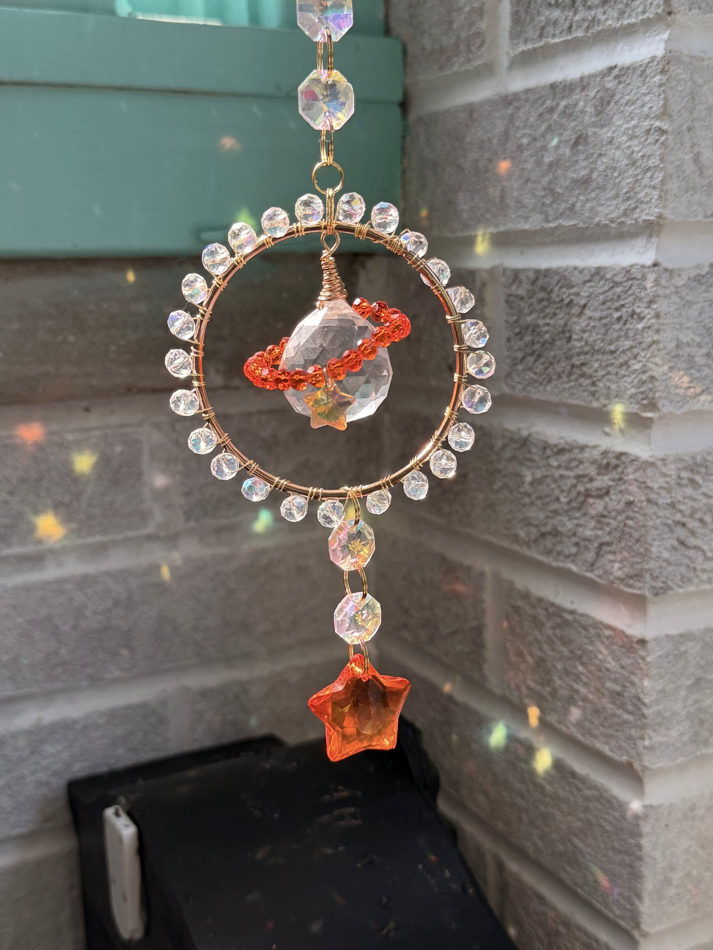 Planet hoop Suncatcher