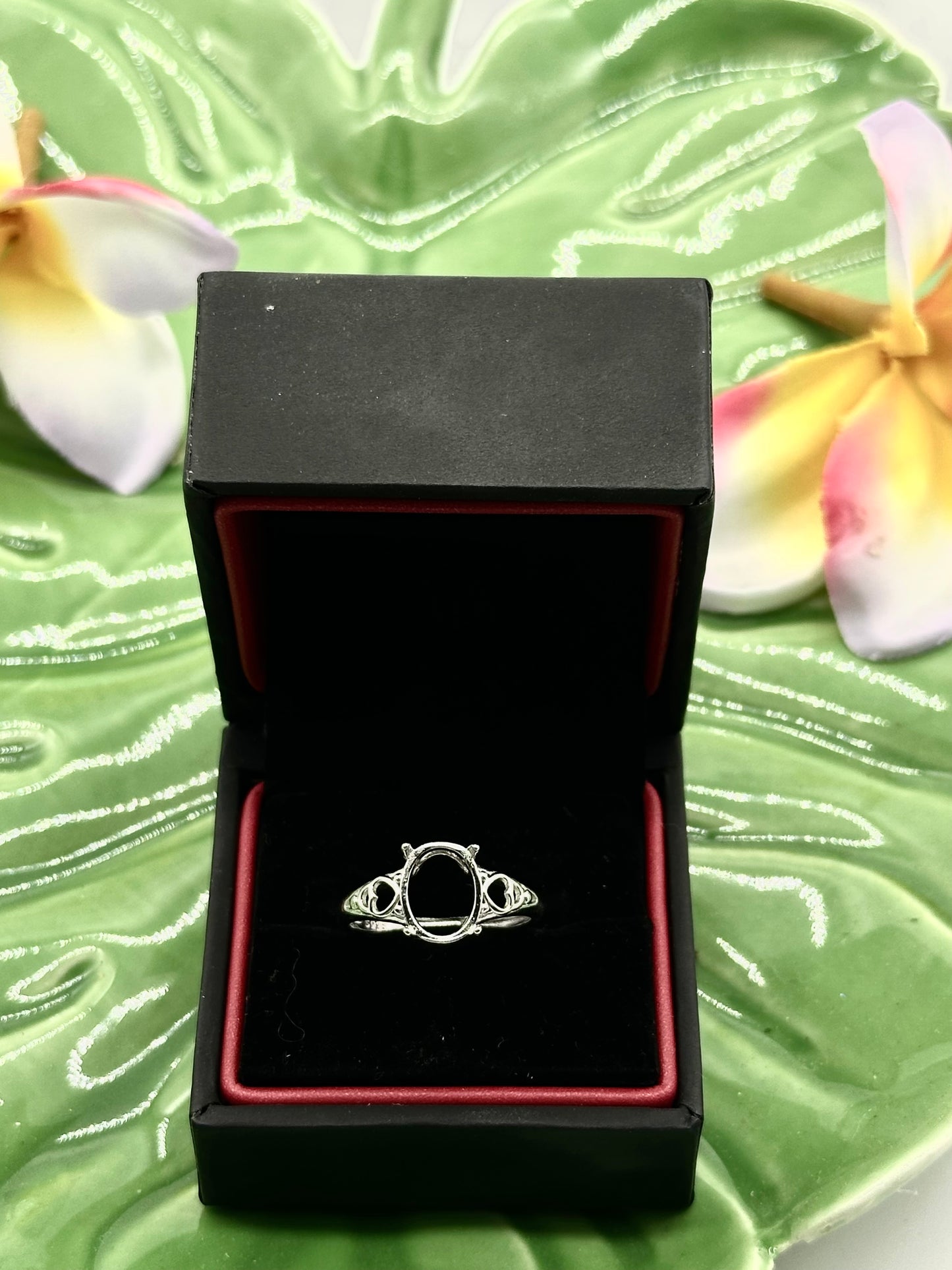 Delicate Heart Adjustable Keepsake Ring