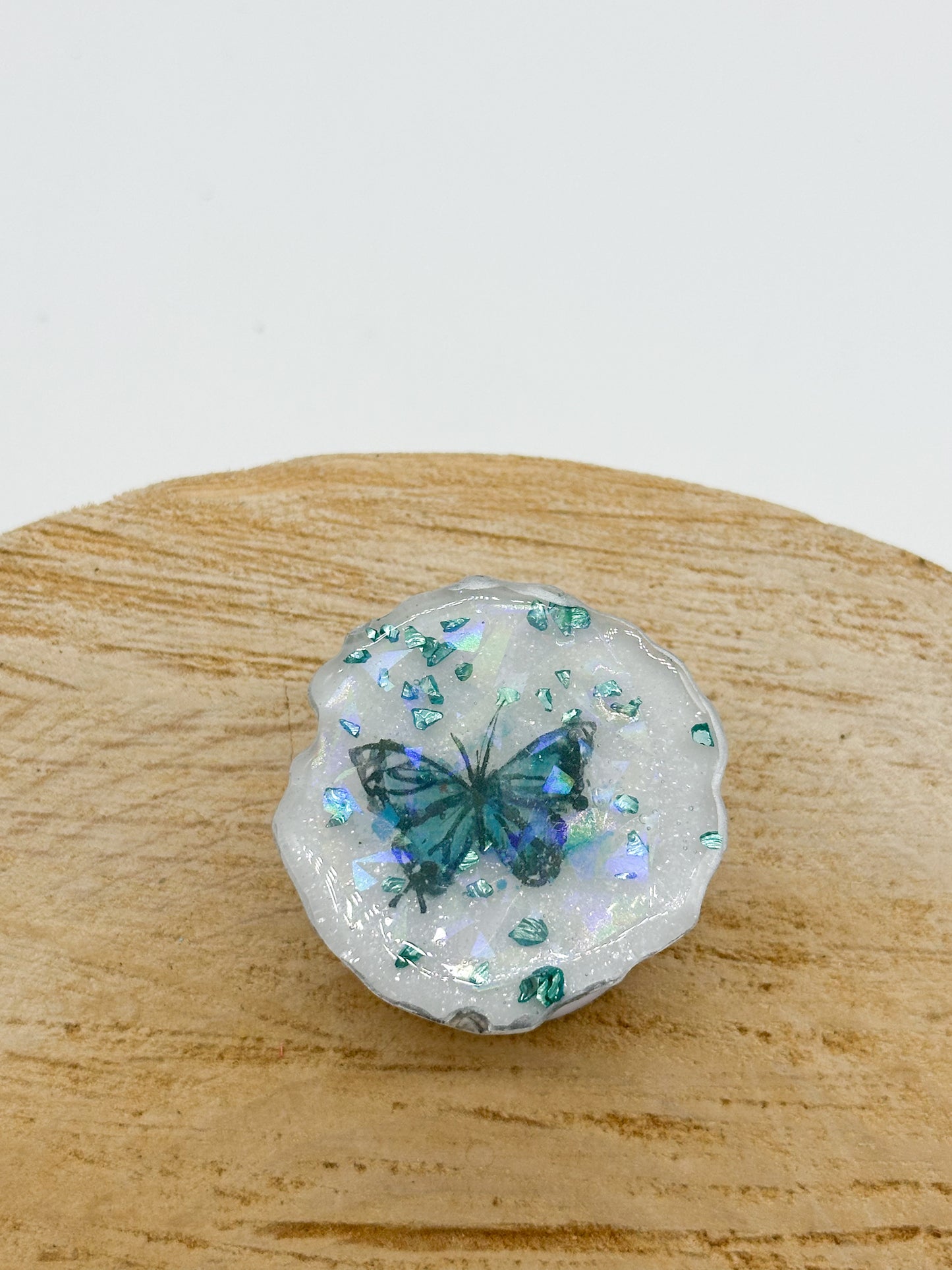 Blue Butterfly Phone Grip