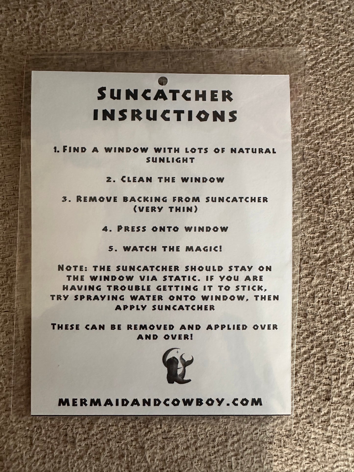 Window Cling Suncatchers