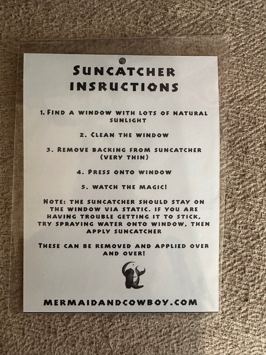 Window Cling Suncatchers