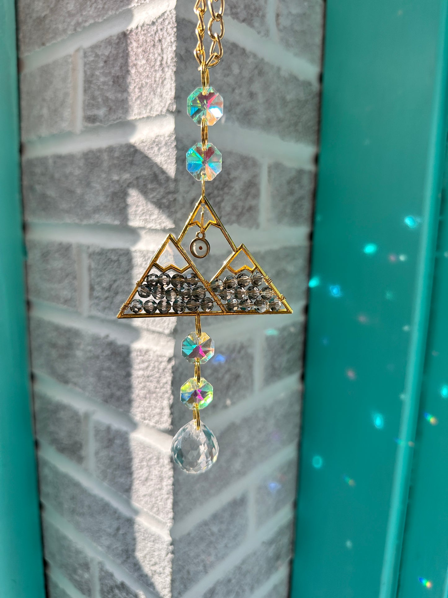 Car rainbow resin suncatchers