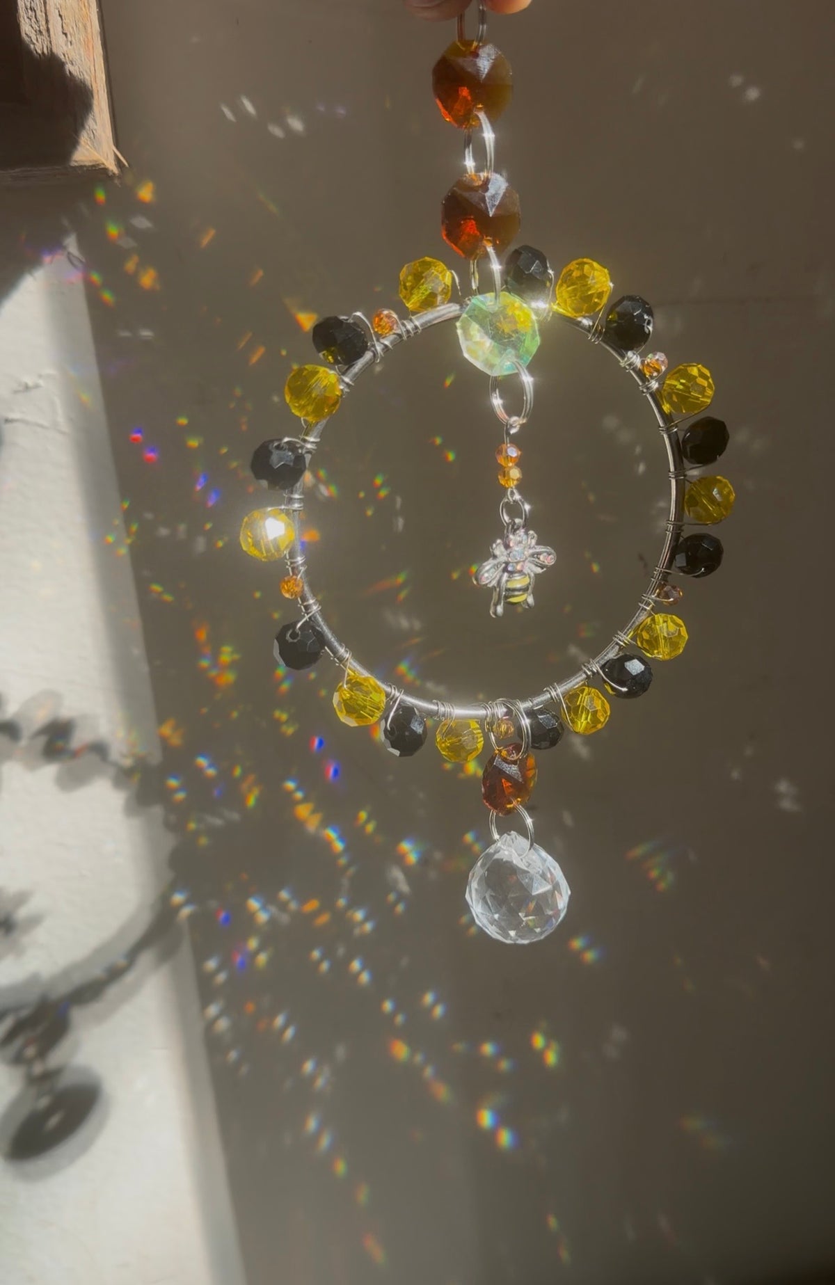 Bee Hoop Suncatcher
