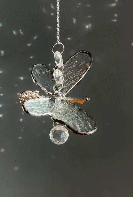Iridescent Rippled Flying Key