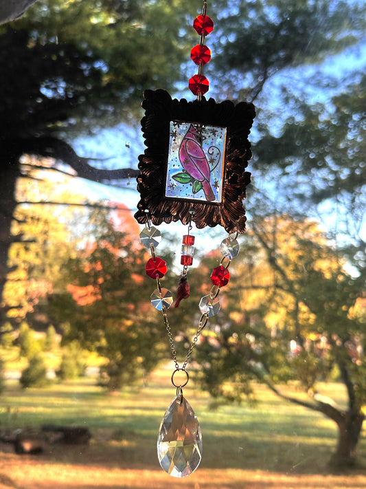 Red Visitor Large Frame