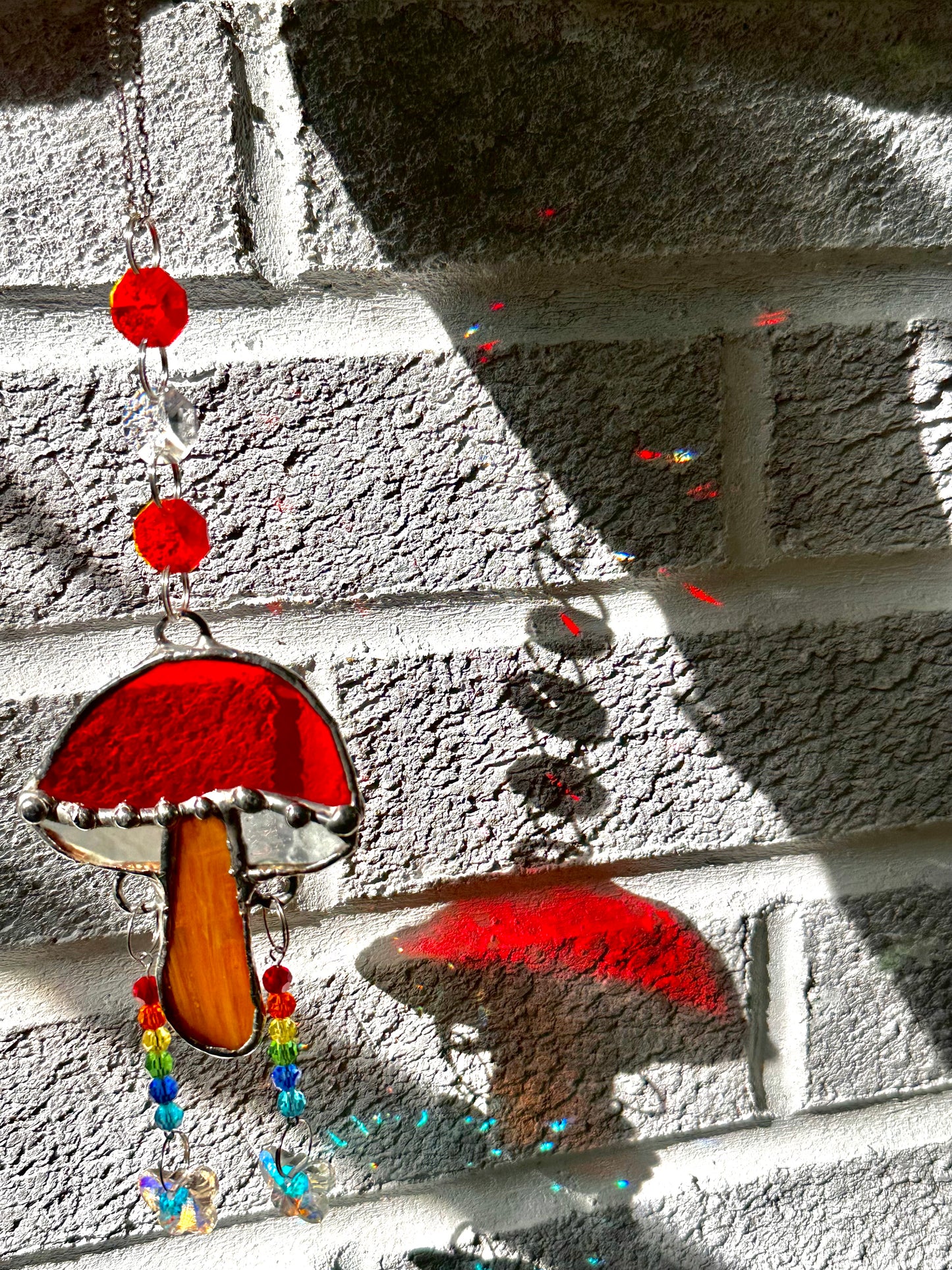 Mushroom With Rainbow accents