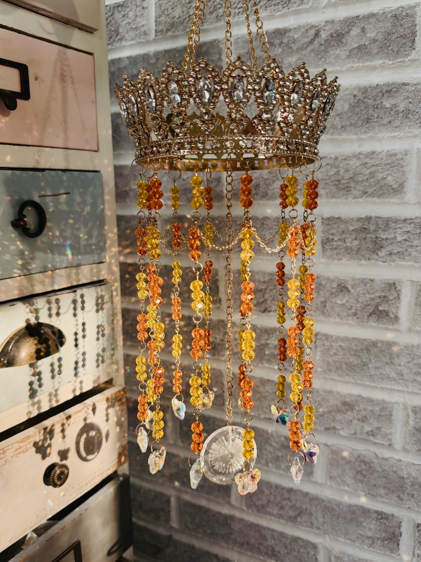 Sunshine Queen crown Suncatcher