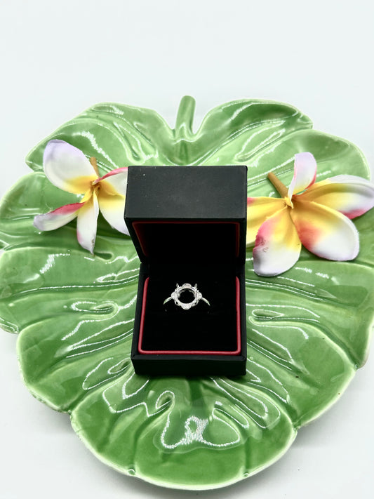 Floral Beauty Adjustable Keepsake Ring