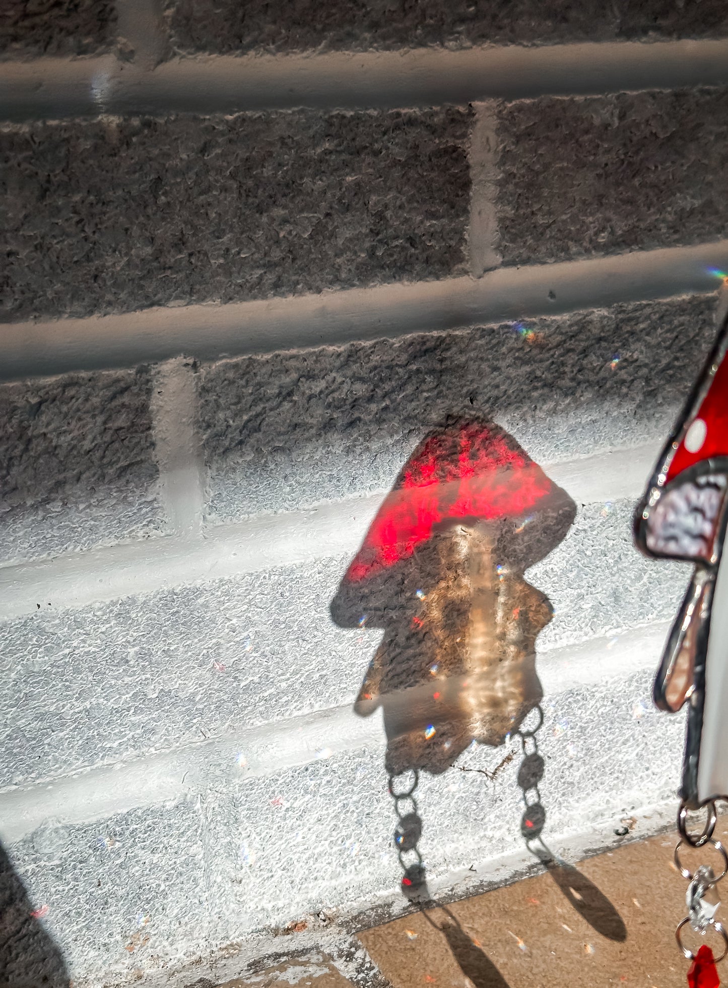 Ghost in red mushroom hat