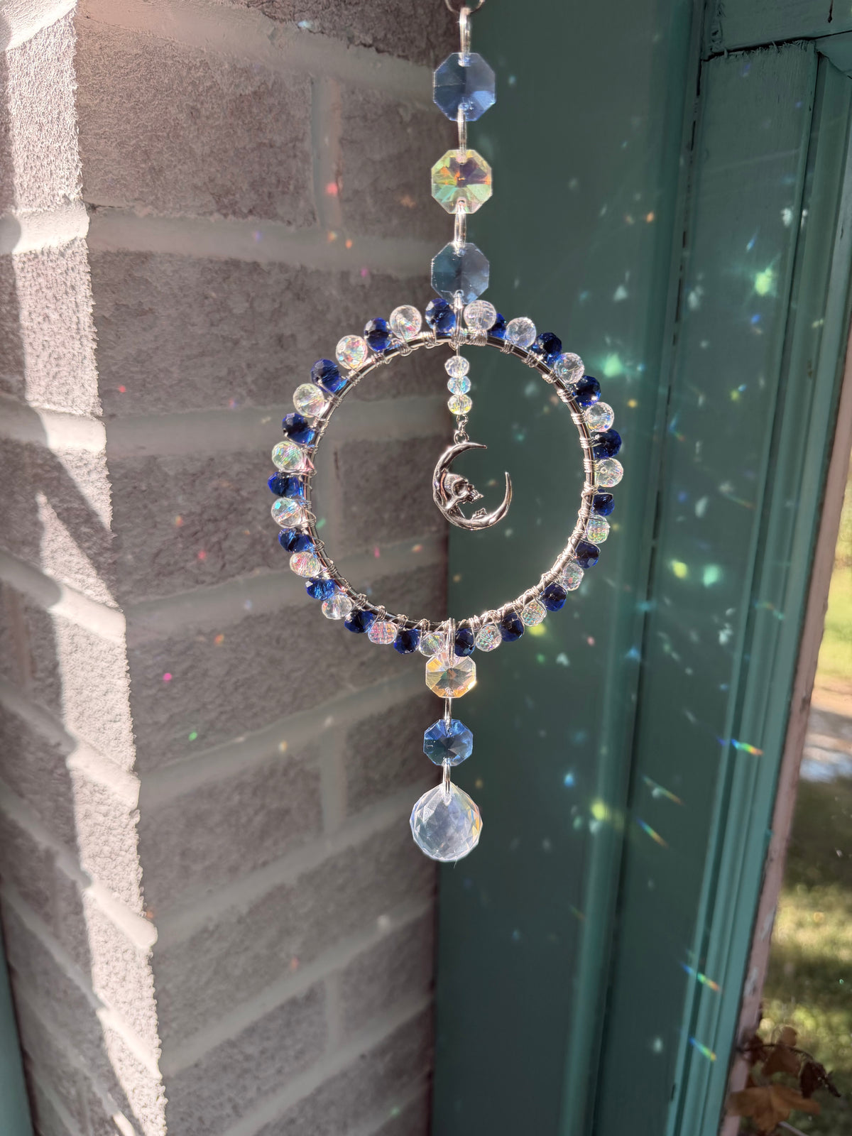 Skull Moon Suncatcher