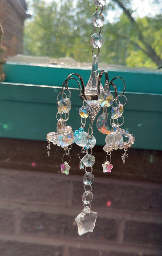 Celestial Planet Chandelier Suncatcher