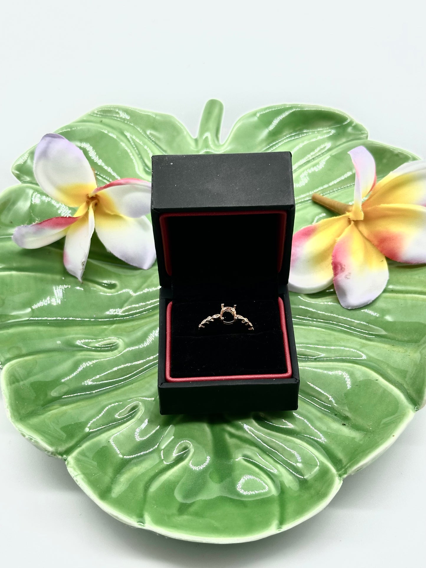 Delicate Marquise Band Keepsake Ring