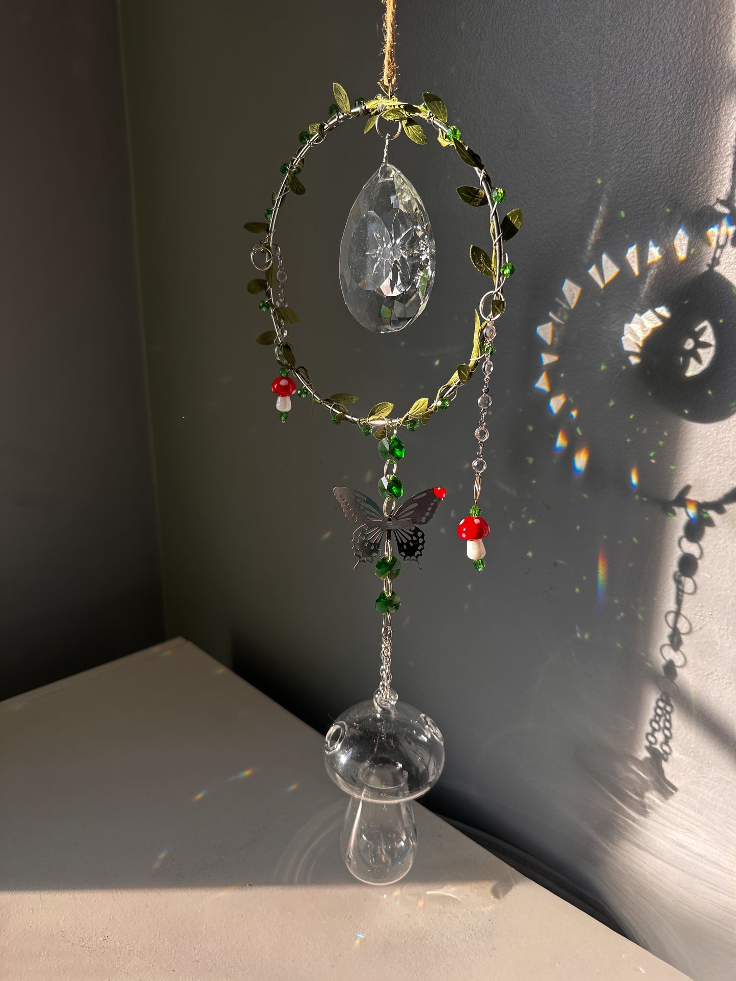 Mushroom Starter Suncatcher