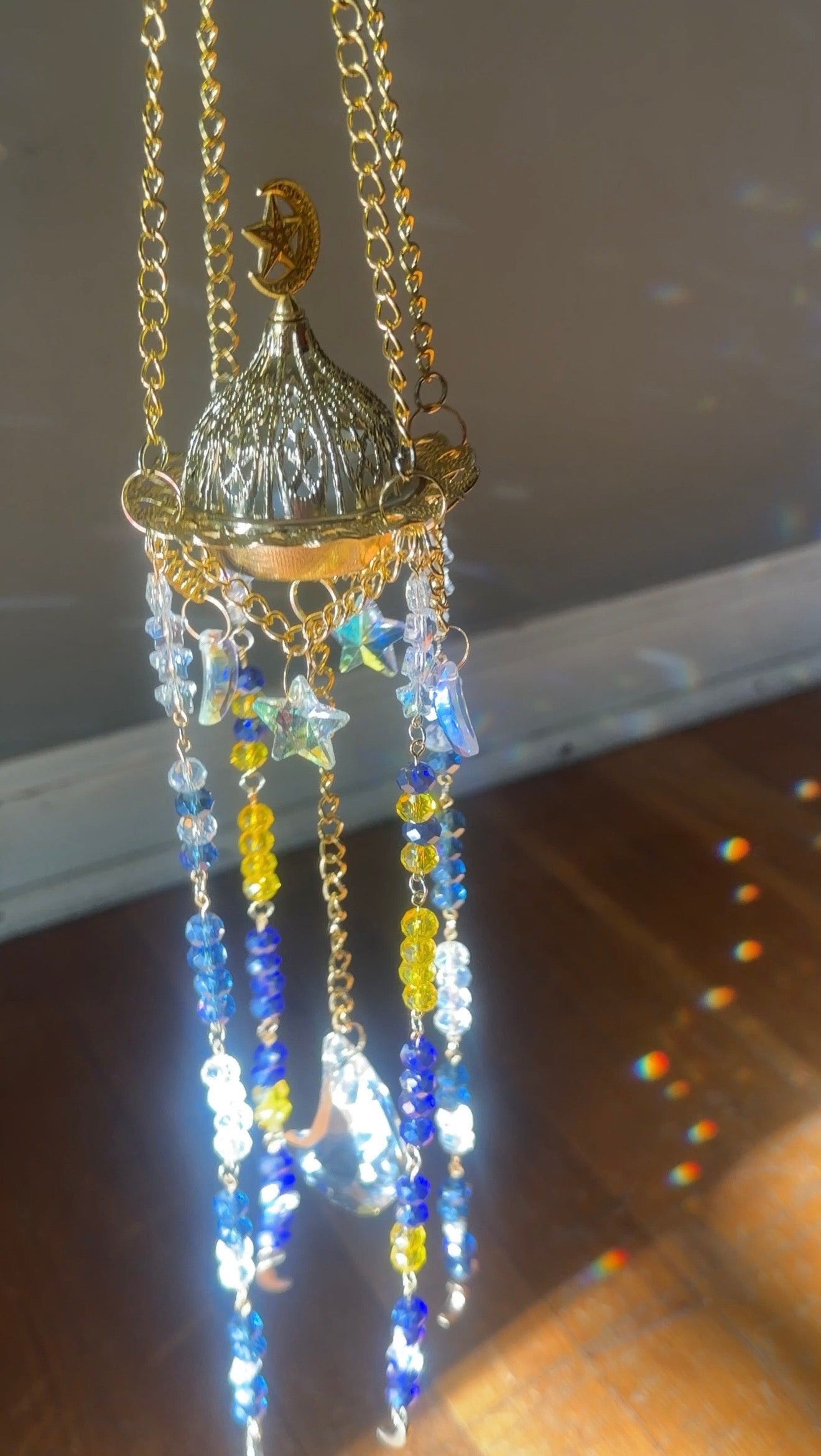 Moon and star lantern
