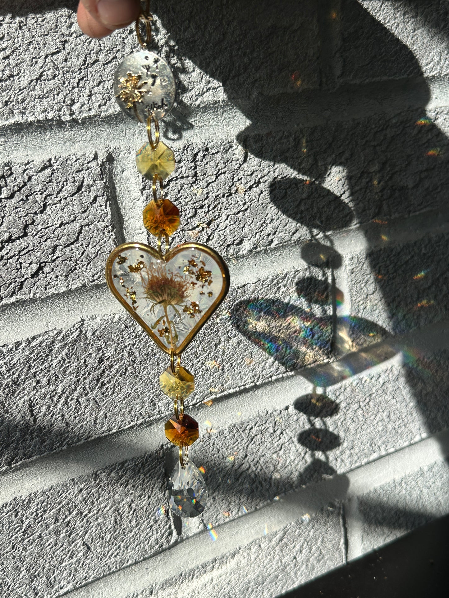Car rainbow resin suncatchers