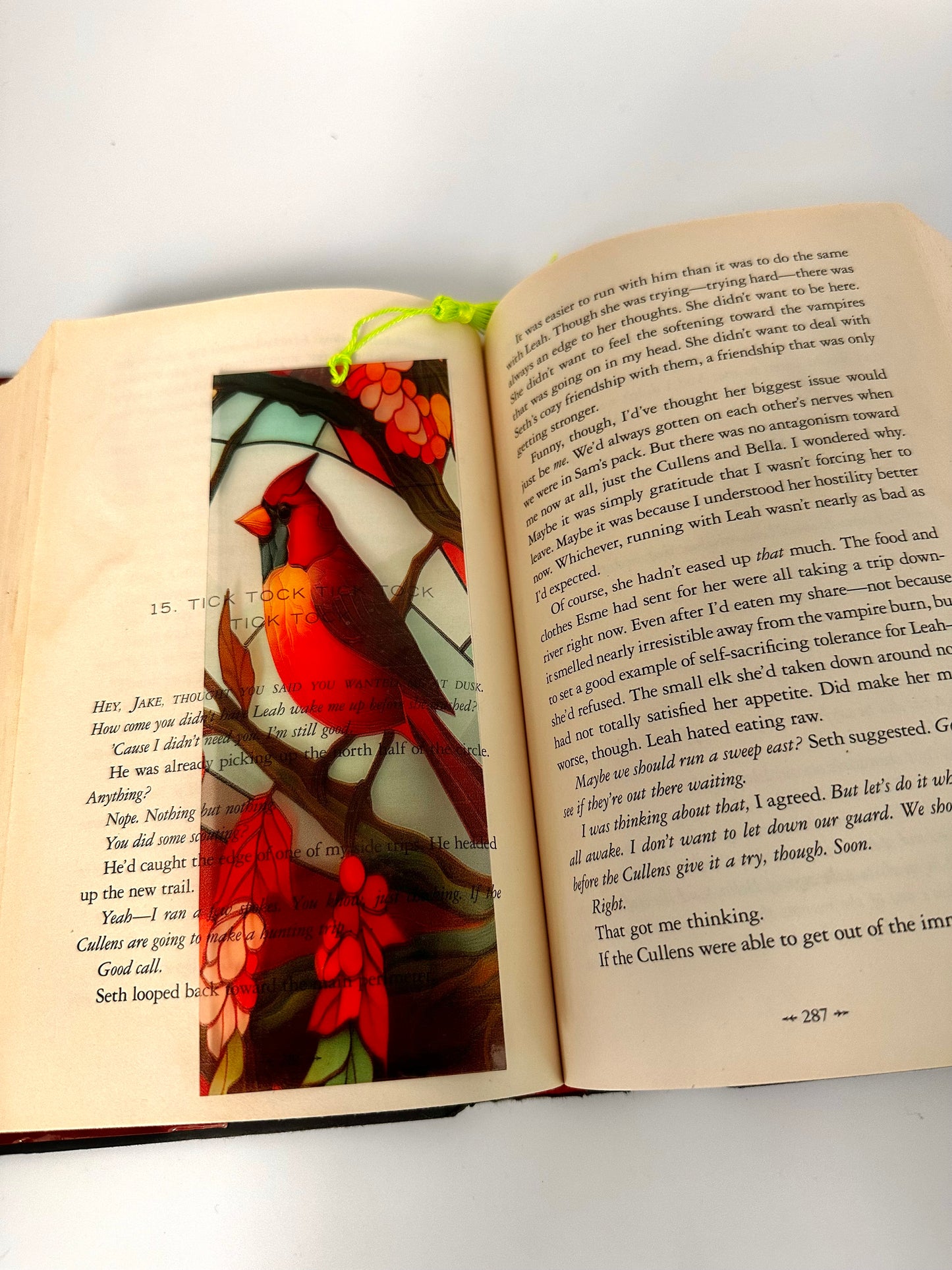 Cardinal Reflective Bookmark