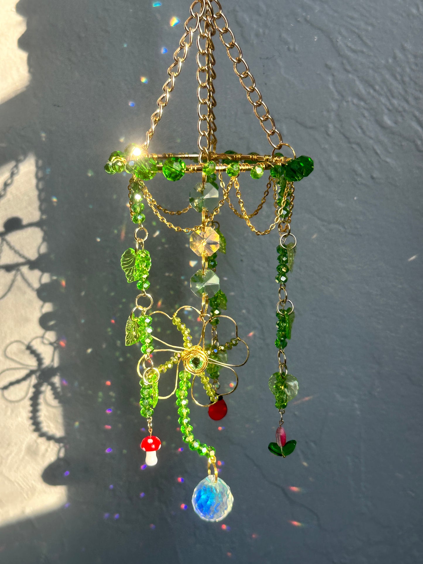 Golden Clover Chandelier