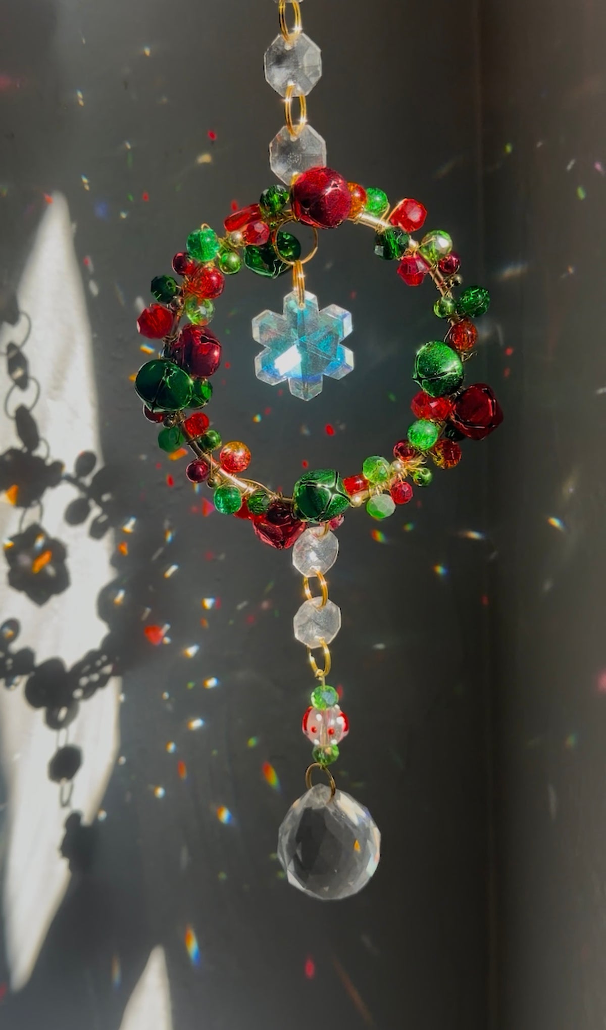 Jingle bell wreath