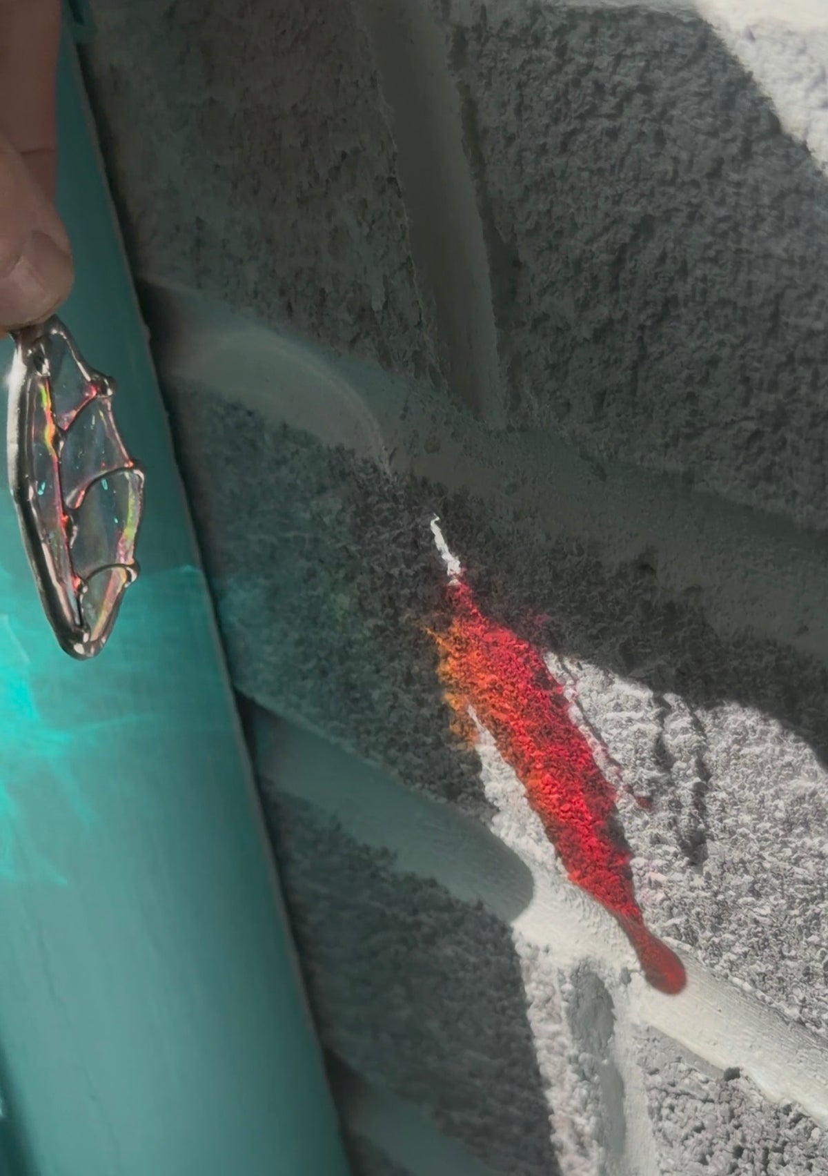 Dichroic Fairy Wing blue to red