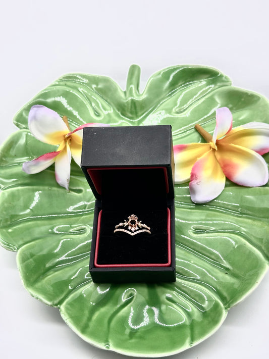 Celestial Keepsake - Adjustable Moon & Stars Ring Set