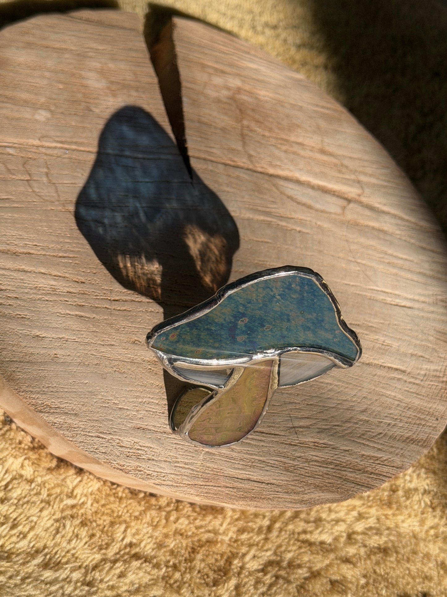 Standing Blue Mushroom