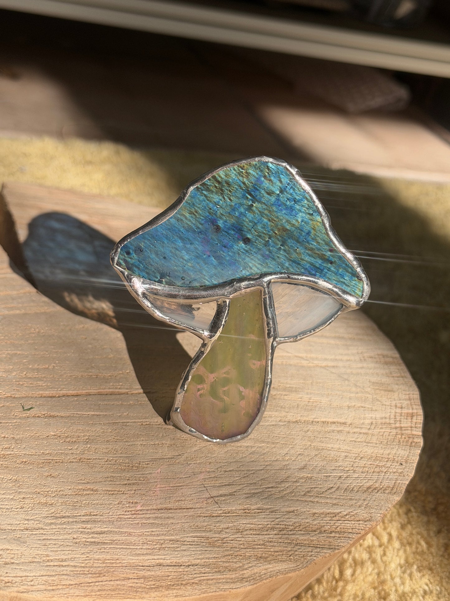 Standing Blue Mushroom