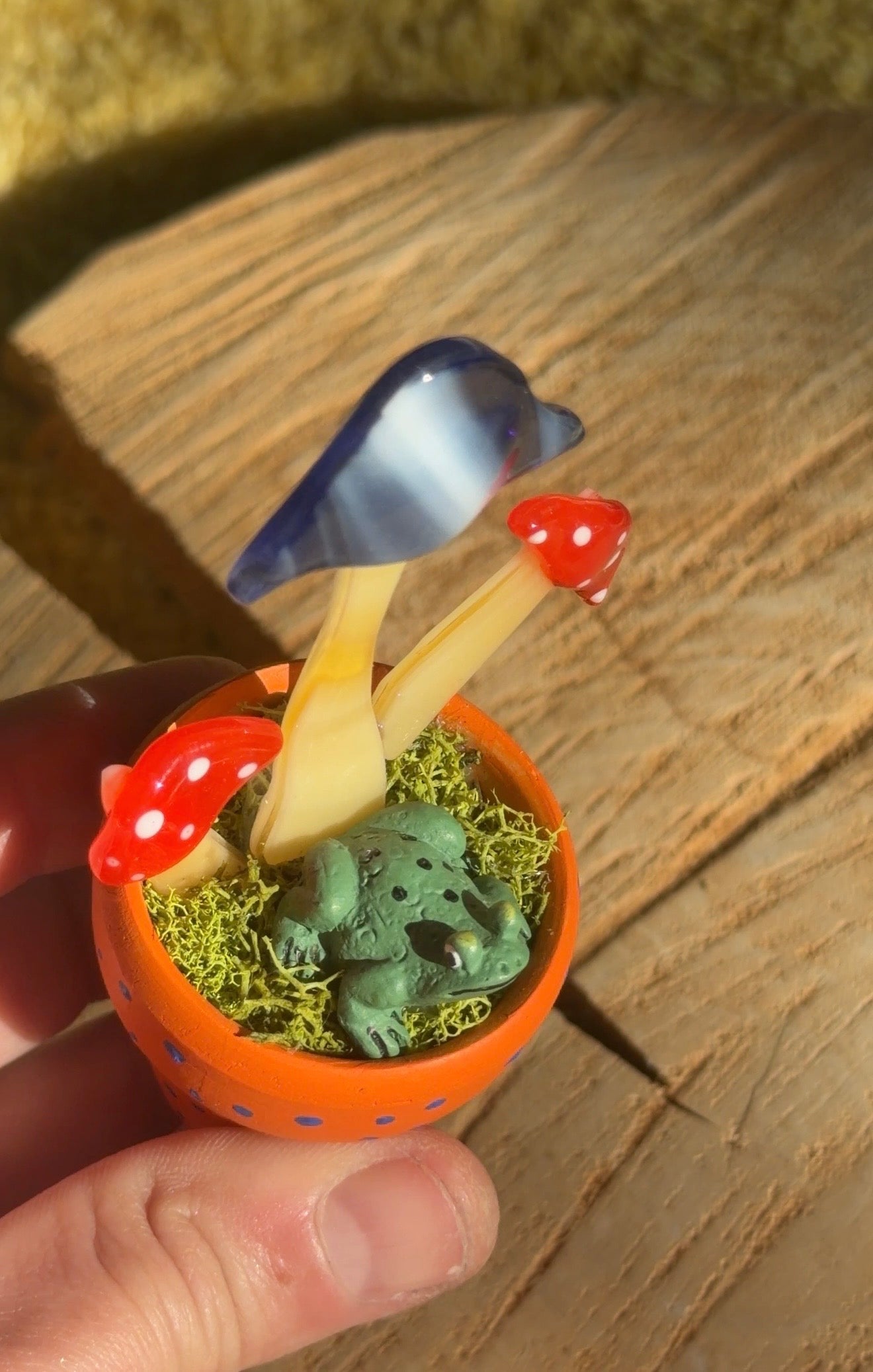 The frog umbrella