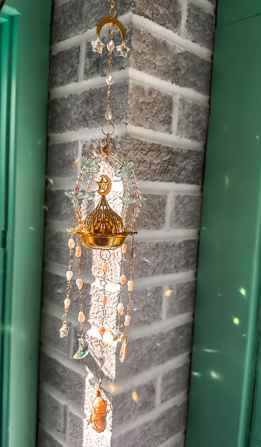 Stardust Moonbeam Incense Suncatcher