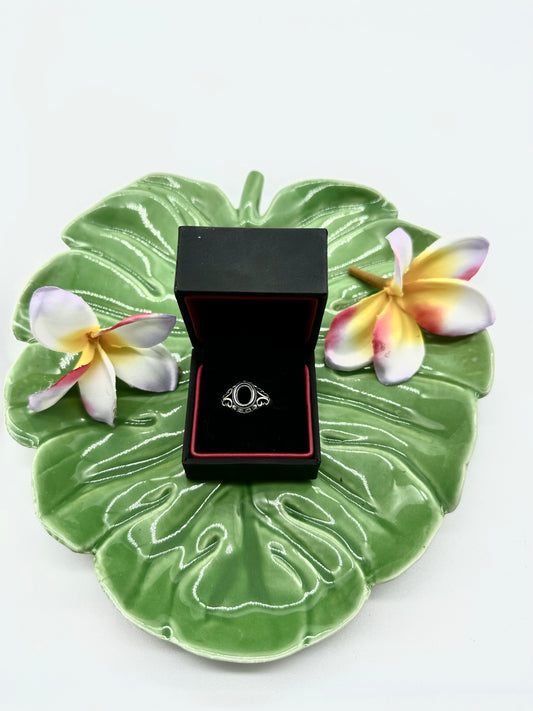 Vintage Scroll Adjustable Keepsake Ring