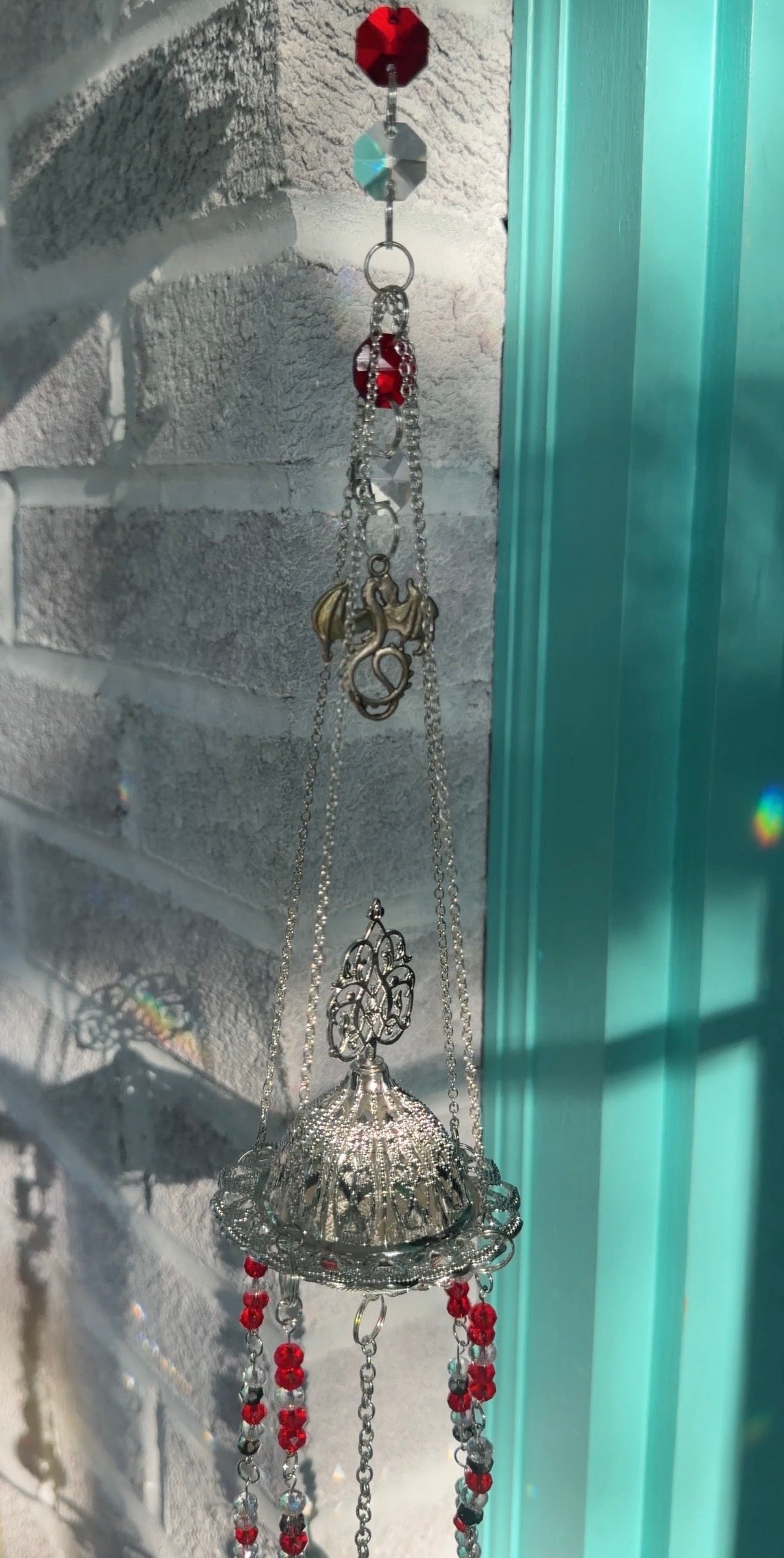 Dragon incense lantern