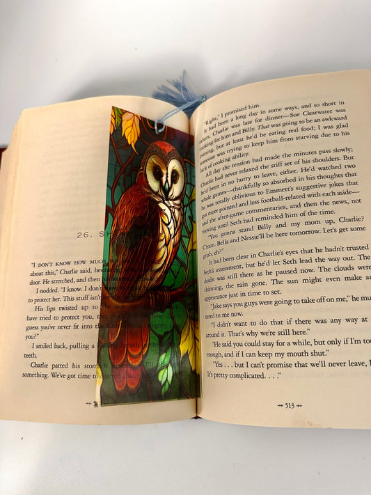 Owl Reflective Bookmark