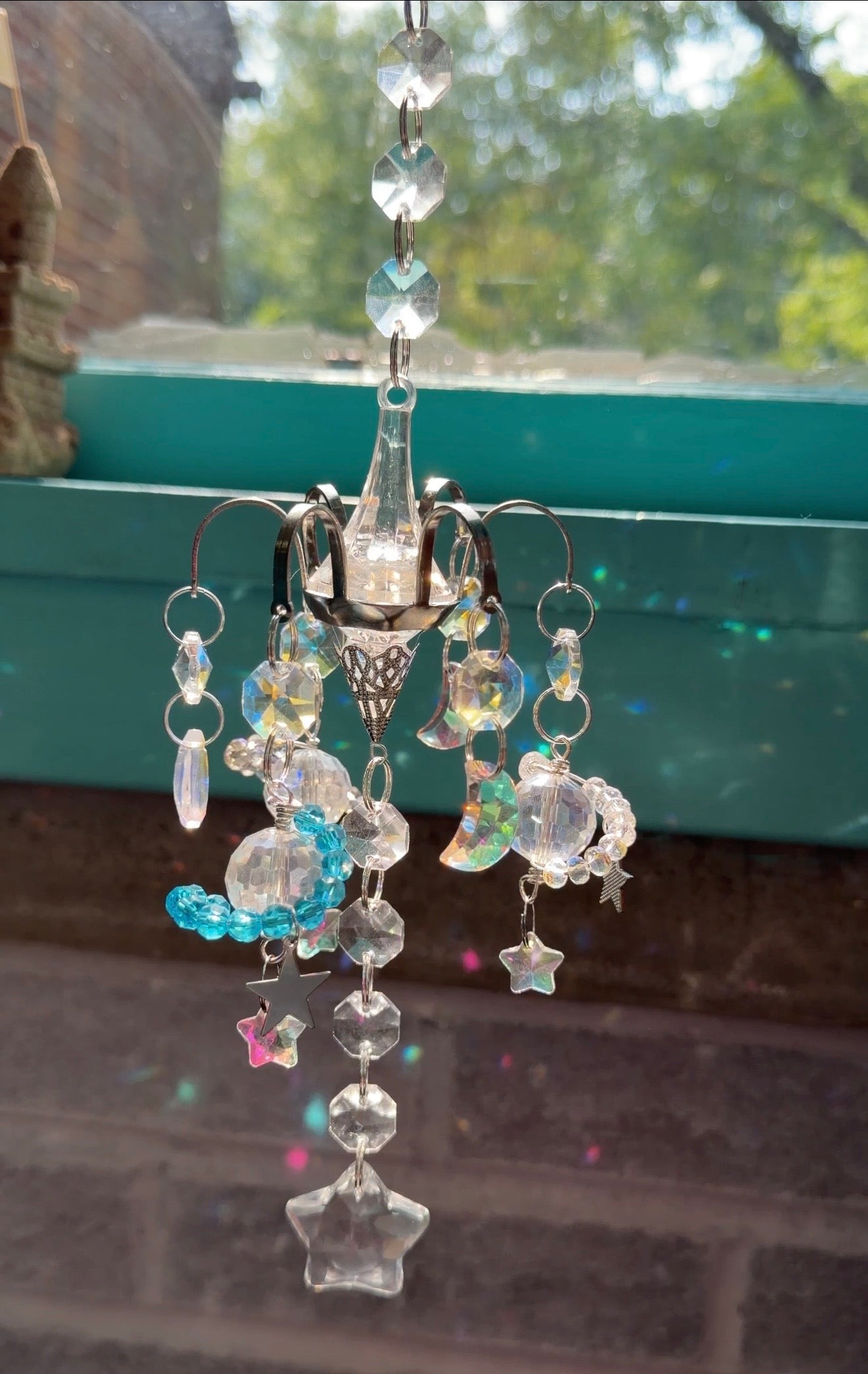 Celestial Planet Chandelier Suncatcher