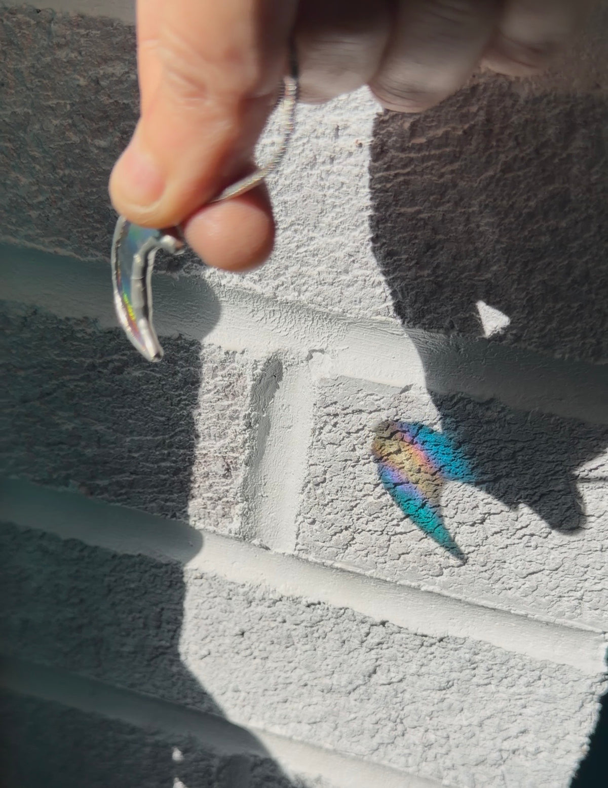 Dichroic Moon rainbow
