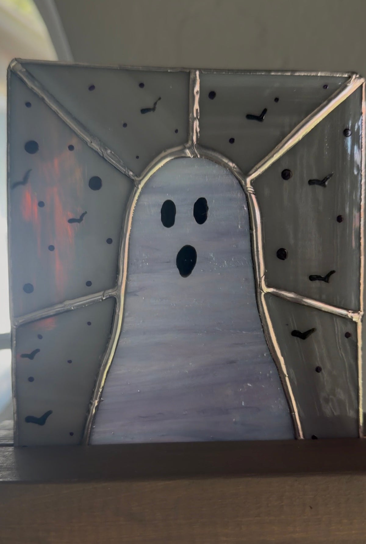 Ghost Light with hand painted bats
