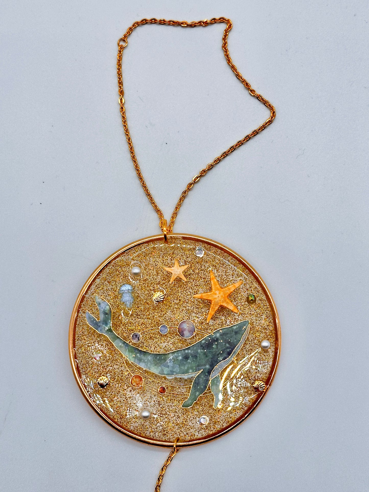 Celestial Whale Suncatcher