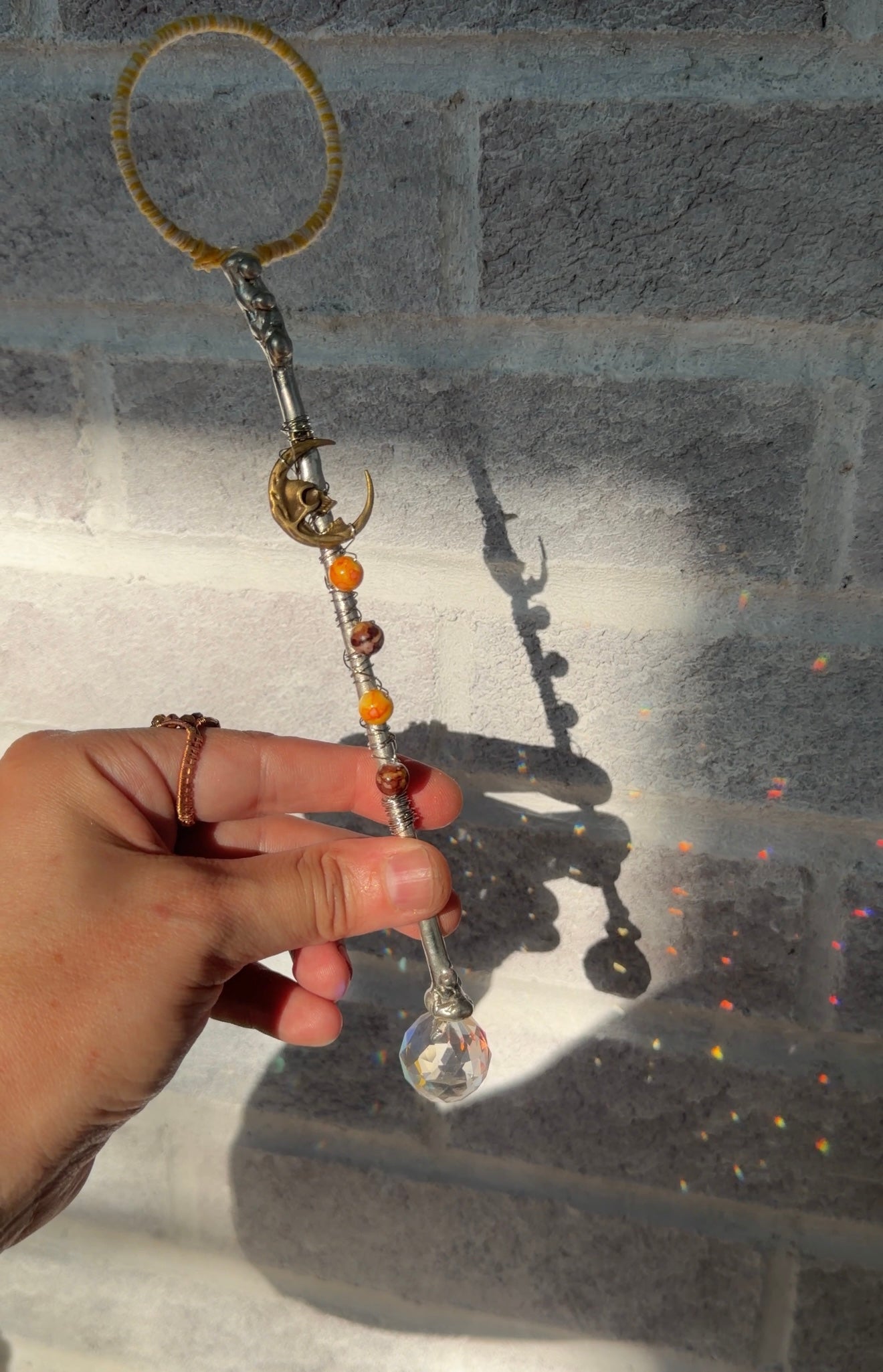 Moon Skull Bubble Wand