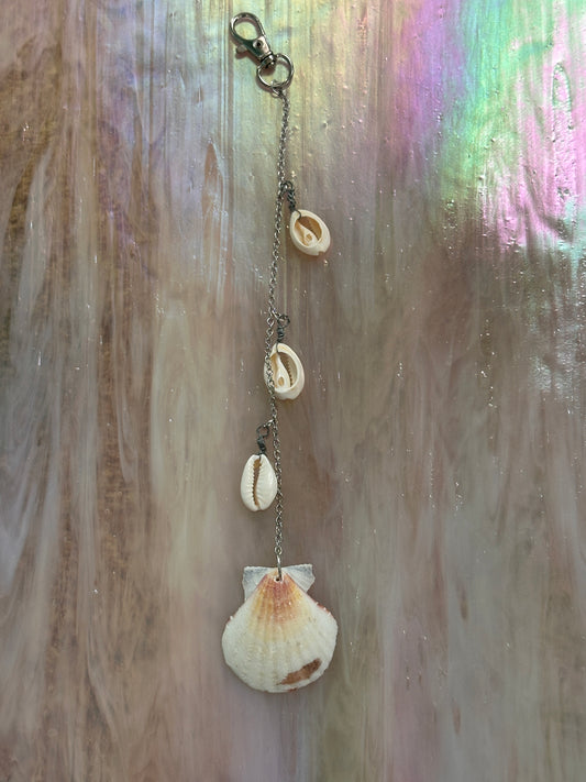 Seashell bag charms