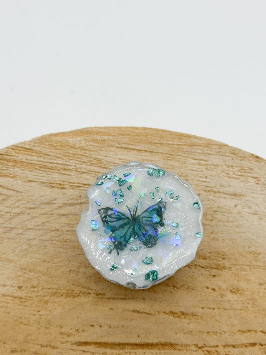Blue Butterfly Phone Grip