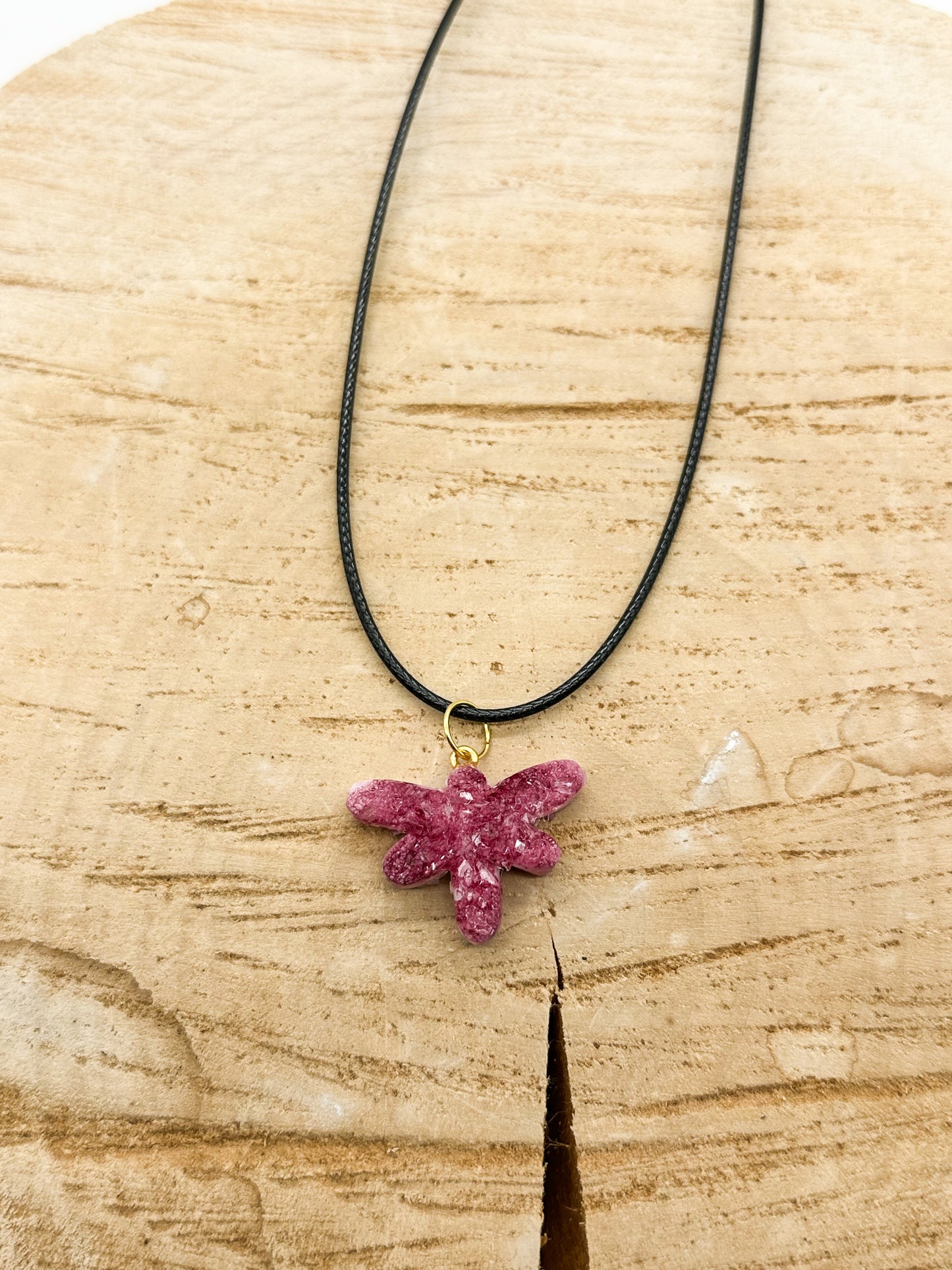 Red Dragonfly Druzy Neckace