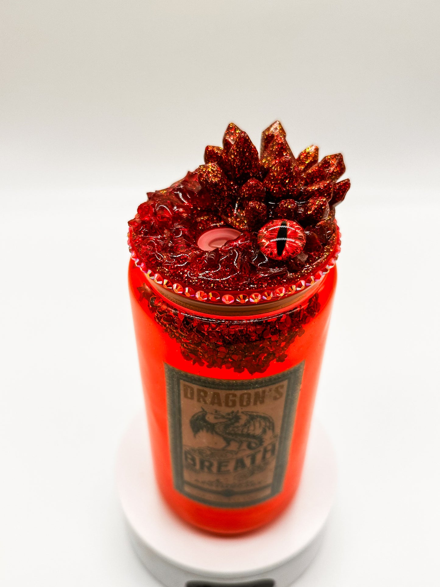 Dragons breath potion tumbler with 3d lid