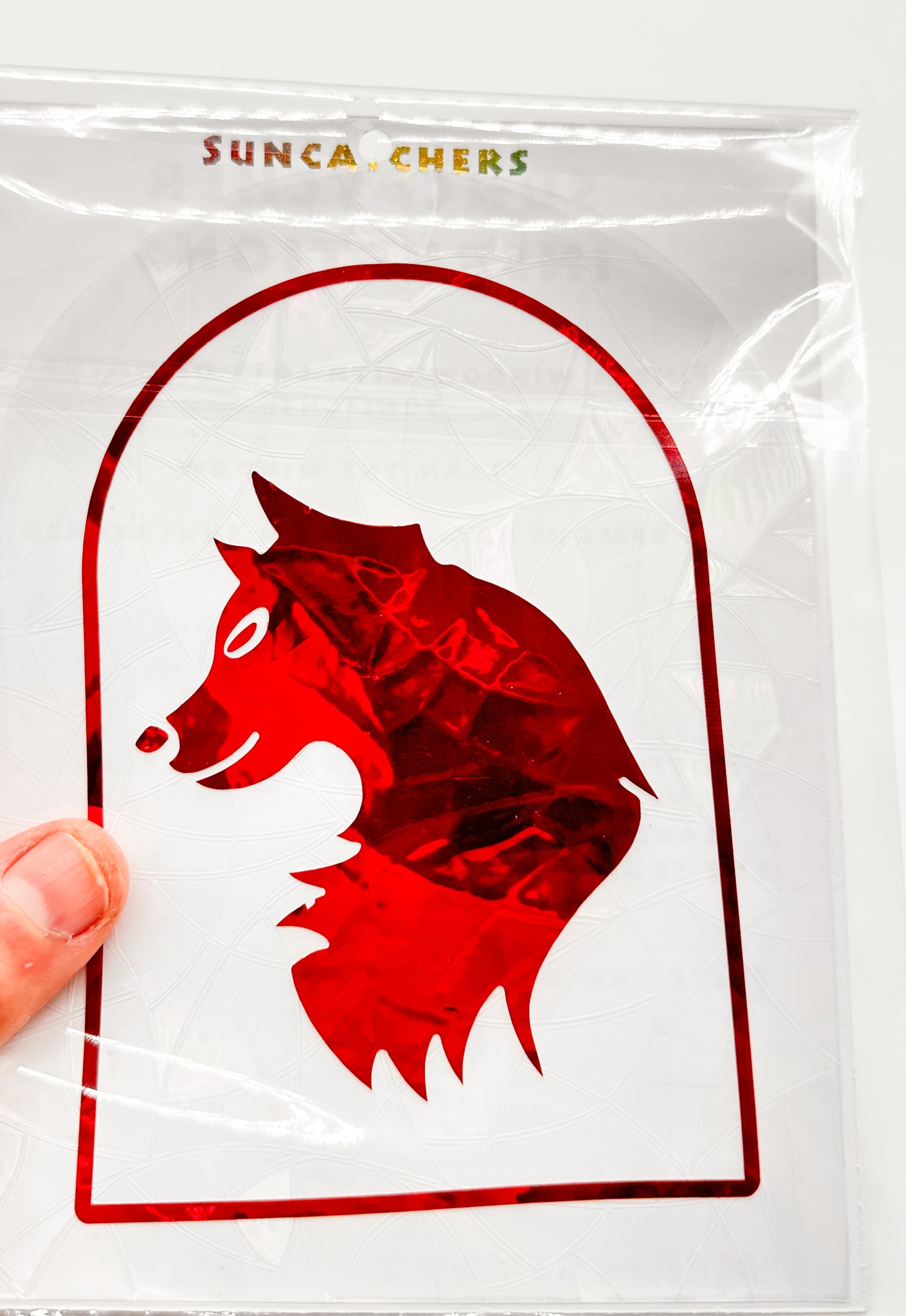 Red Wolf Suncatcher