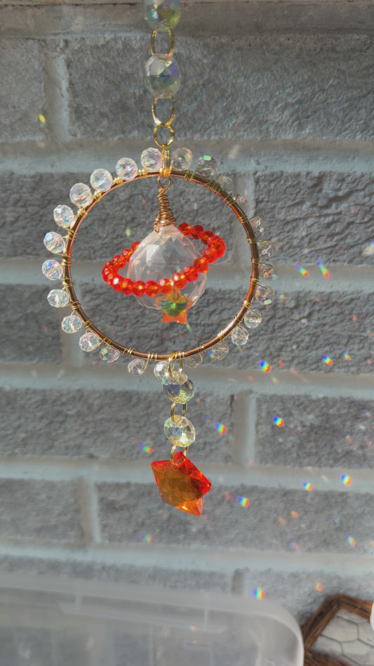 Planet hoop Suncatcher